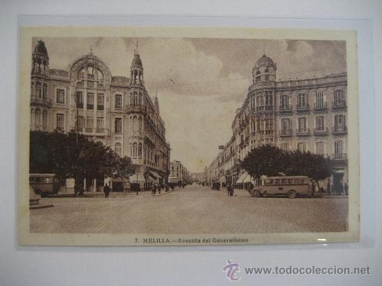 Postales: ANTIGUA POSTAL MELILLA - Foto 1