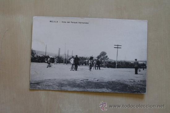 Postales: Postal. Melilla. Vista del Parque Hern&aacute;ndez. - Foto 1
