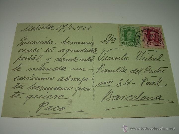 Postales: ANTIGUA POSTAL.........MELILLA - Foto 2