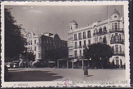 Postales: POSTAL MELILLA PLAZA DE ESPA&Ntilde;A - Foto 1