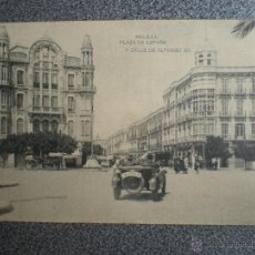 Postales: MELILLA PLAZA DE ESPAÑA Y CALLE ALFONSO XIII POSTAL ANTIGUA