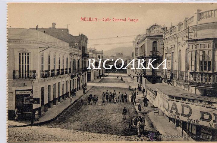 Postales: MELILLA.- CALLE GENERAL PAREJA - Foto 1