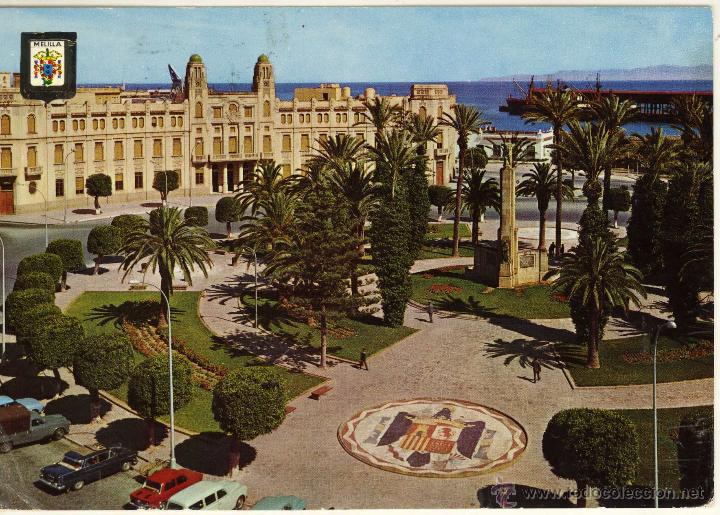 Postales: MAGNIFICA POSTAL  PLAZA DE ESPA&Ntilde;A MELILLA - Foto 1