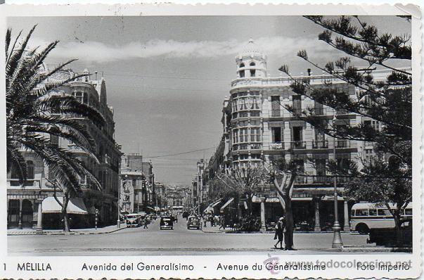 Postales: Melilla - 1 Avenida del General&iacute;simo - Foto 1