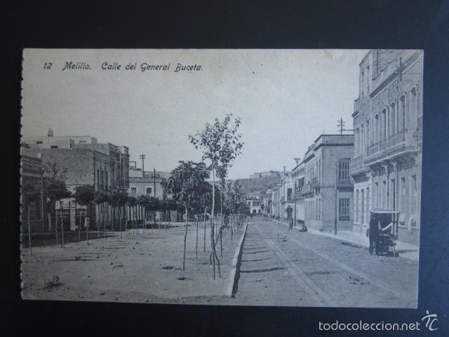 Postales: POSTAL MELILLA. CALLE DEL GENERAL BUCETA. - Foto 1