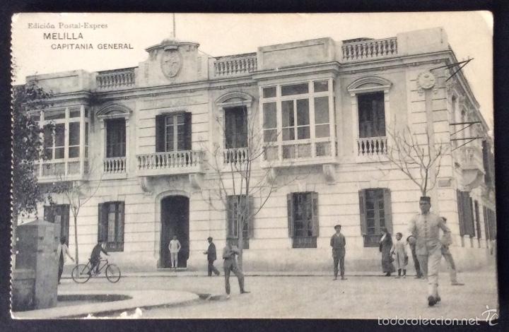 Postales: POSTAL. CAPITAN&Iacute;A GENERAL. MELILLA. - Foto 1
