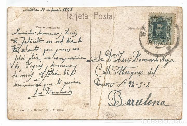 Postales: MELILLA .- EDICIONES BOIX HERMANOS - Foto 2