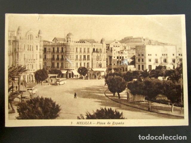 Postales: POSTAL MELILLA. PLAZA DE ESPA&Ntilde;A. - Foto 1
