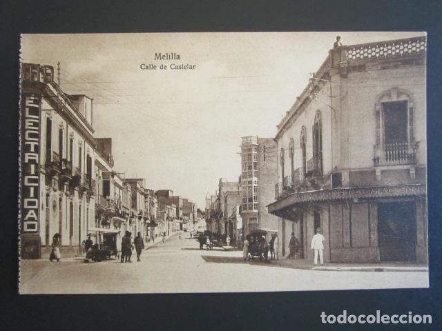 Postales: POSTAL MELILLA. CALLE DE CASTELAR. - Foto 1