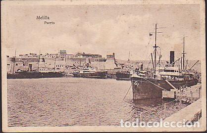 Postales: POSTAL MELILLA EL PUERTO - Foto 1