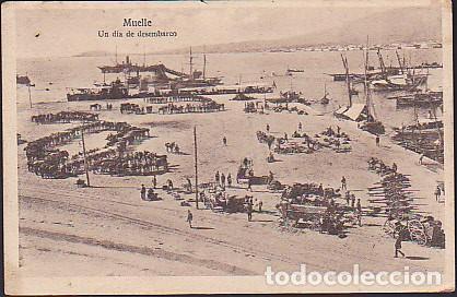 Postales: POSTAL MELILLA UN DIA DE DESEMBARCO - Foto 1