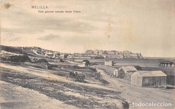 Postales: MELILLA.- VISTA GENERAL TOMADA DESDE TRIANA - Foto 1