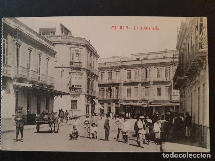 Postales: MELILLA CALLE GRANADA - Foto 1