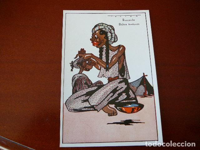 Postales: 4 postales dibujos de tipos morunos - Foto 2