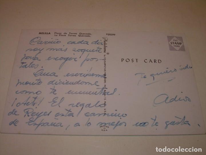Postales: ANTIGUA POSTAL.....MELILLA. - Foto 2