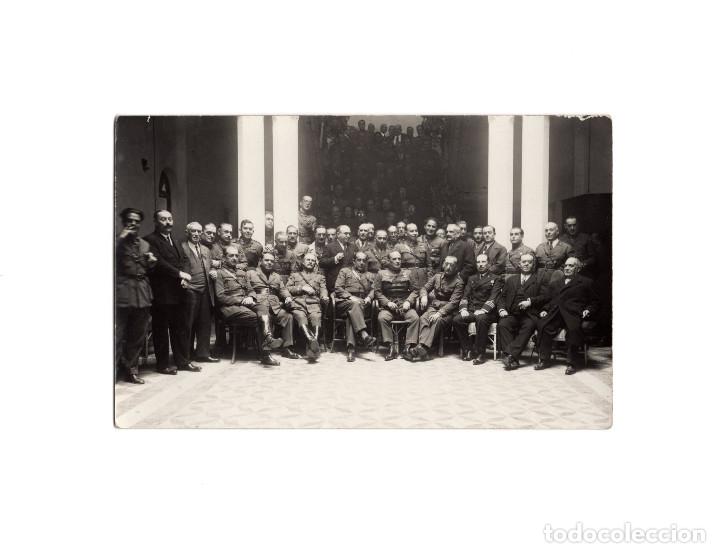 Postales: MELILLA.- GRAN CASINO MILITAR. BANQUETE ASCENSO GENERAL CARRASCO.1930. POSTAL FOTOGRÁFICA.