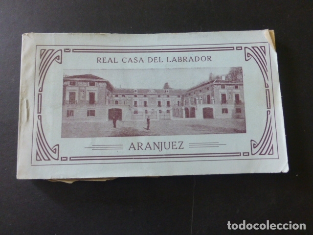 ARANJUEZ MADRID REAL CASA DEL LABRADOR CUADERNO 15 POSTALES COMPLETO (Postales - España - Melilla Antigua (hasta 1939))