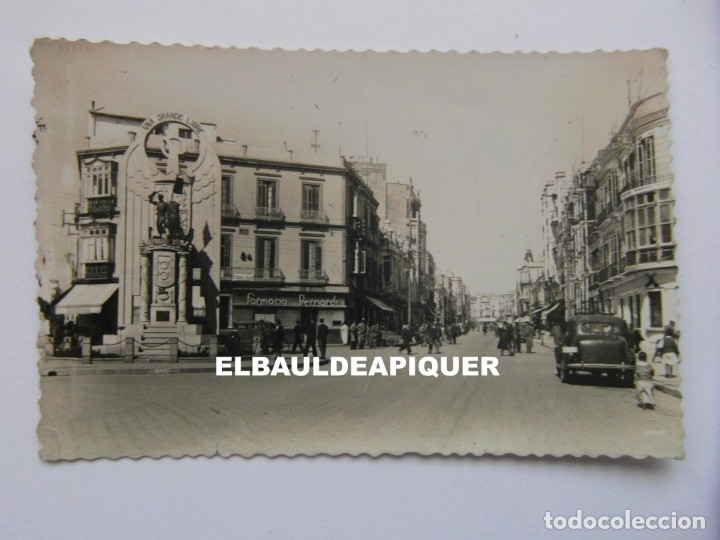 Postales: 7 melilla. avenida del generalisimo. circulada 1955. CCTT - Foto 1