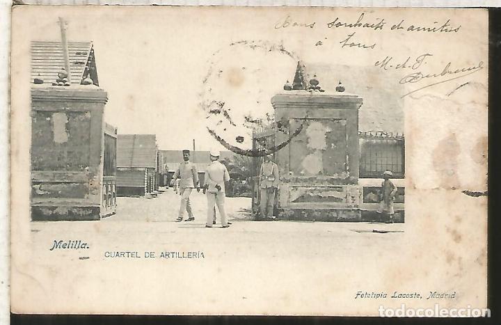Postales: MELILLA DORSO SIN DIVIDIR - Foto 1