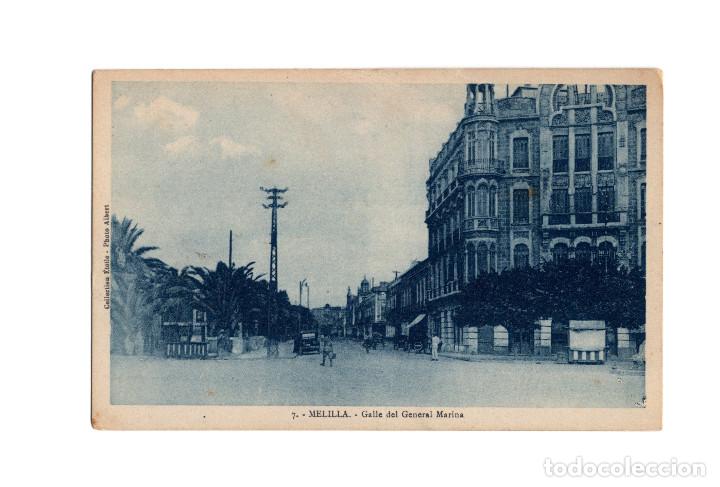 Postales: MELILLA.- CALLE DEL GENERAL MARINA. - Foto 1