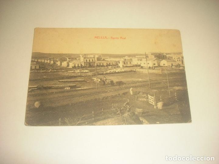 Postales: MELILLA . BARRIO REAL . ED. LUIS HERRERA , ESCRITA. - Foto 1