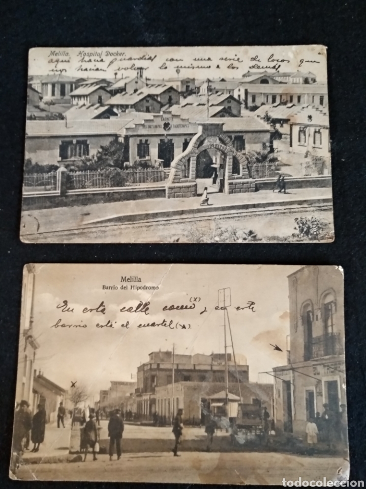 Postales: 2 postales Melilla - Foto 1