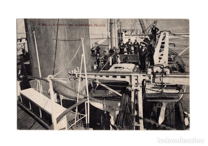 Postales: MELILLA.- ACORAZADO PELAYO. - Foto 1