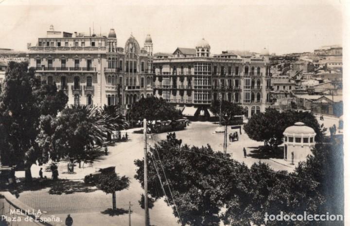 Postales: melilla. plaza de espa&ntilde;a - Foto 1