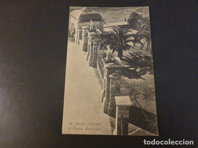 Postales: MELILLA ENTRADA AL PARQUE HERNANDEZ - Foto 1
