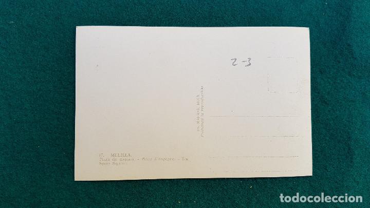 Postales: POSTAL DE MELILLA - PLAZA DE ESPA&Ntilde;A - Foto 2