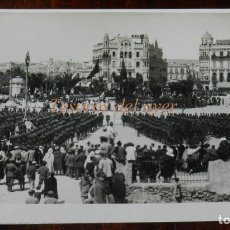 Postales: MELILLA 1920, POSTAL FOTOGRÁFICA DEL ACTO MILITAR CON EL GENERAL SILVESTRE, MIDE 13,5 X 10 CMS.. Lote 232878250