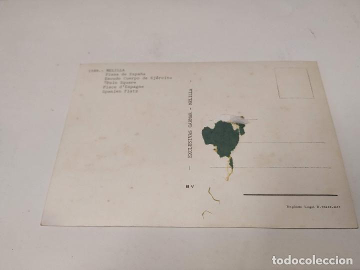 Postales: POSTAL MELILLA - PLAZA DE ESPA&Ntilde;A - Foto 2