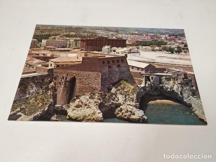 Postales: POSTAL MELILLA - VISTA PARCIAL CON EDIFICIO ANFORA Y HOTEL - Foto 1