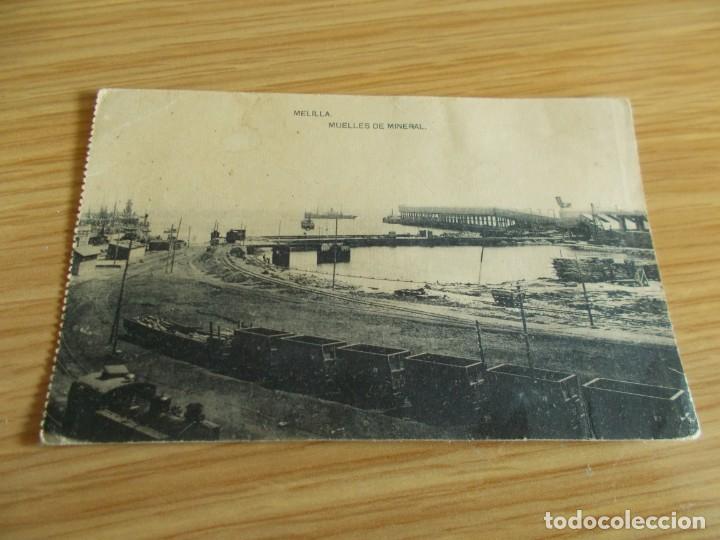 Postales: MELILLA -- MUELLES DE MINERAL - Foto 1