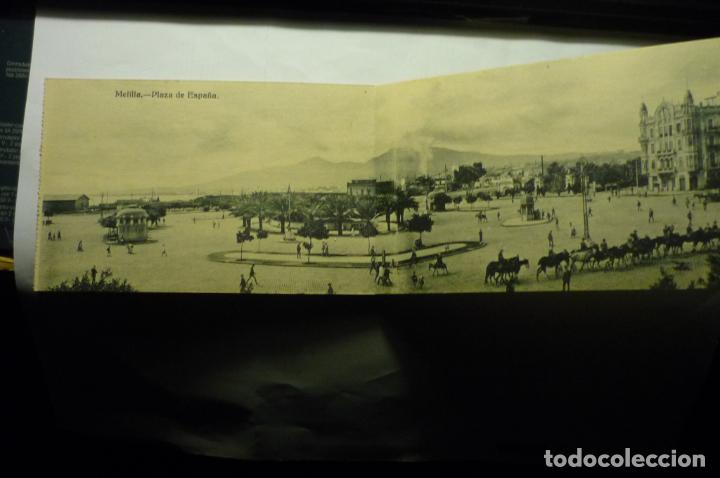Postales: postal grande melilla -pl.espa&ntilde;a - Foto 1