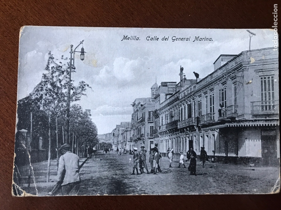 Postales: POSTAL MELILLA - CALLE DEL GENERAL MARINA - Foto 1