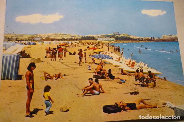 Postales: POSTAL MELILLA PLAYA DE LOS CARABOS - Foto 1