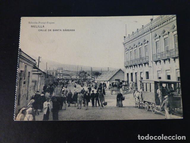 Postales: MELILLA CALLE DE SANTA BARBARA - Foto 1