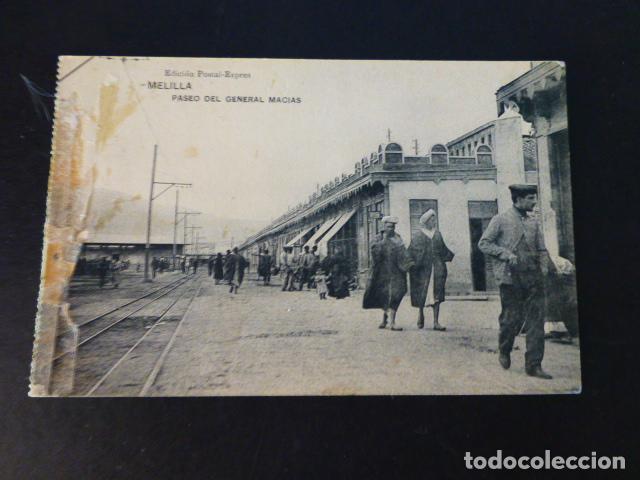 Postales: MELILLA PASEO GENERAL MAC&Iacute;AS - Foto 1