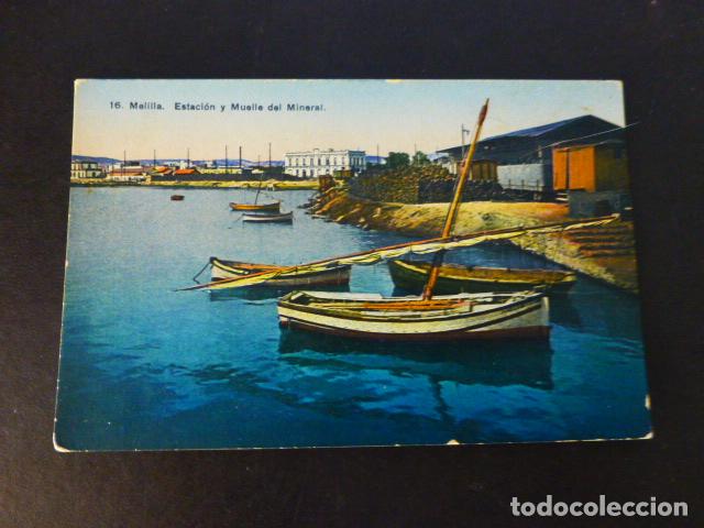 Postales: MELILLA ESTACION Y MUELLE DEL MINERAL - Foto 1