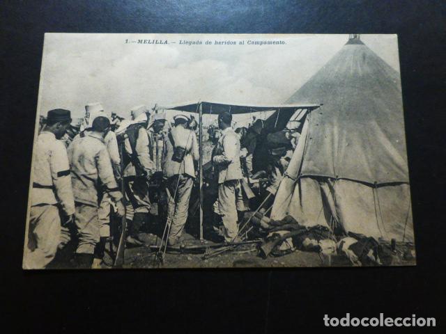 Postales: MELILLA LLEGADA HERIDOS AL CAMPAMENTO - Foto 1