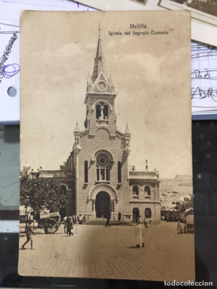 Postales: Melilla. Iglesia del Sagrado Corazon - Foto 1