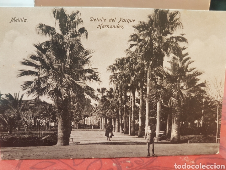 Postales: Melilla. A&ntilde;os 30. Parque Hern&aacute;ndez. - Foto 1