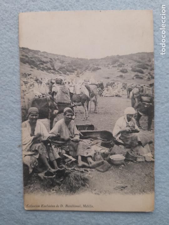 Postales: Melilla. Tipos Populares. Escrita - Foto 1