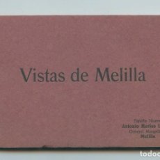 Postales: LIBRITO DE POSTALES ”VISTAS DE MELILLA” COL. ESPAÑA NUEVA (AÑOS 20 S. XX) GUERRA DEL RIF. Lote 324207178