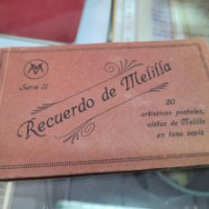 Postales: ANTIGUAS POSTALES RECUERDO DE MELILLA TONO SEPIA SERIE II. Lote 329497668