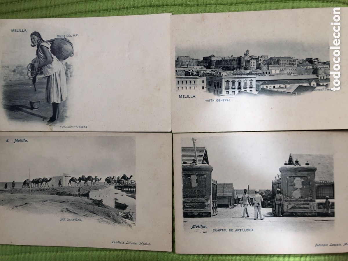 Postales: 4 postales de Melilla sin dividir y sin circular - Foto 1