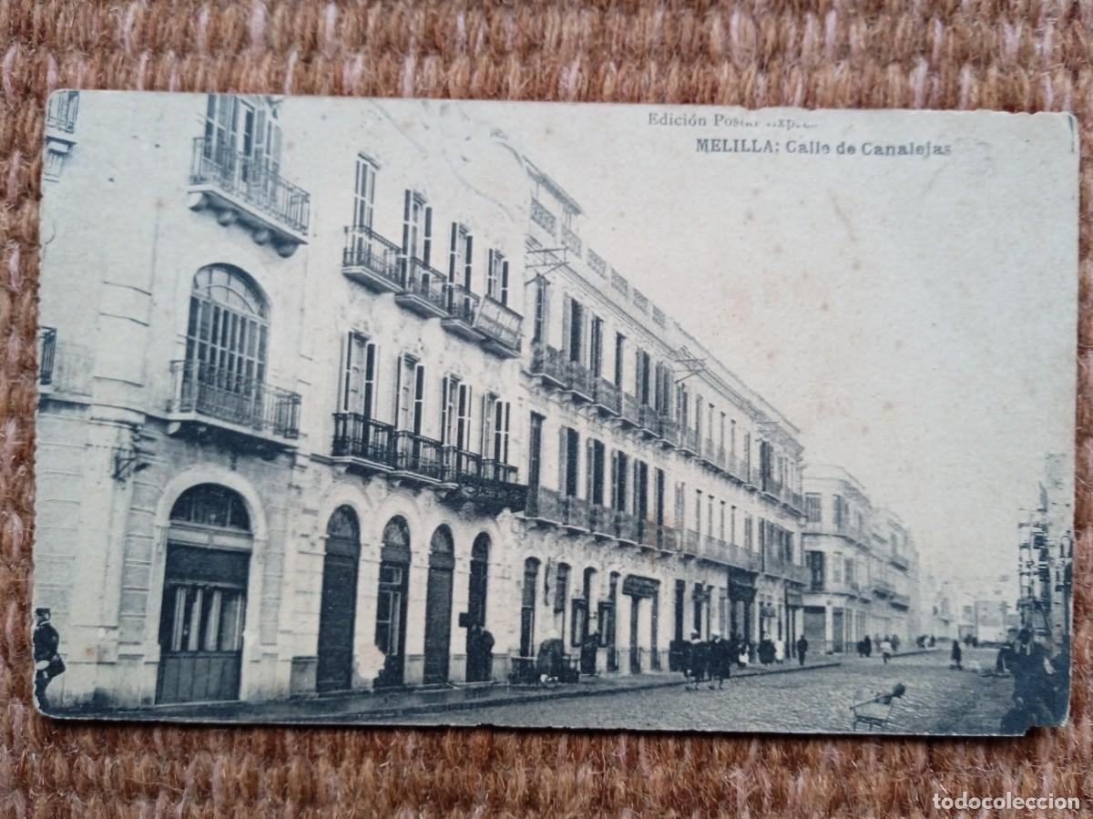 Postales: MELILLA - CALLE CANALEJAS - HAUSER Y MENET - Foto 1