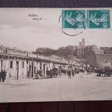Postales: ANCIENNE CARTE-POSTALE MELILLA, AFFRANCHIE DE TIMBRES DE FRANCE SURCHARGÈ ” ALGERIE ”
