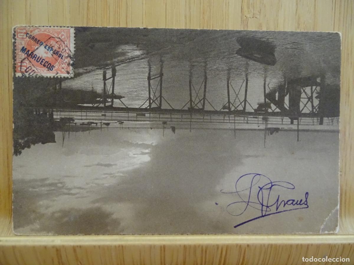 Postcards: CORREO ESPA&Ntilde;OL MARRUECOS. CIRCULADA A TERRASSA.